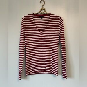 Banana Republic merino wool blend v-neck pullover sweater